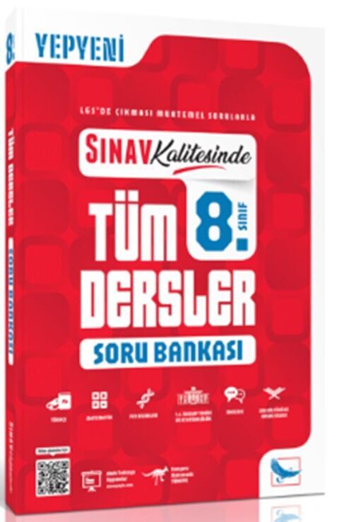 Sınav Yayınları LGS  8. Sınıf Tüm Dersler Sınav Kalitesinde Soru Bankası