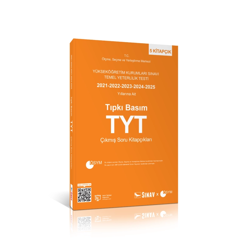 Sınav Yayınları TYT Tıpkı Basım Son 5 Yıl Çıkmış Soru Kitapçıkları