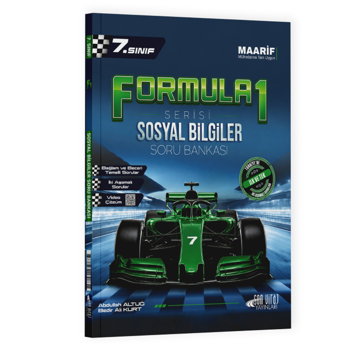Son Viraj Yayınları 7. Sınıf Sosyal Bilgiler Formula 1 Soru Bankası