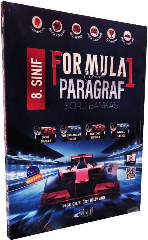 Son Viraj Yayınları LGS 8. Sınıf  Paragraf Formula 1 Serisi Soru Bankası