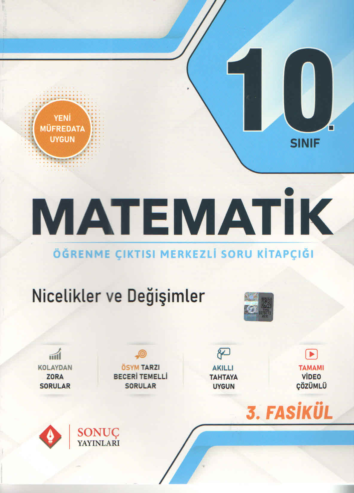 Sonuç Yayınları  10. Sınıf Matematik Nicelikler ve Değişimler 3. Fasikül