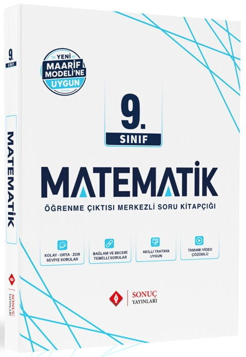 Sonuç Yayınları 9. Sınıf Matematik Maarif Modele Uygun Modüller Set