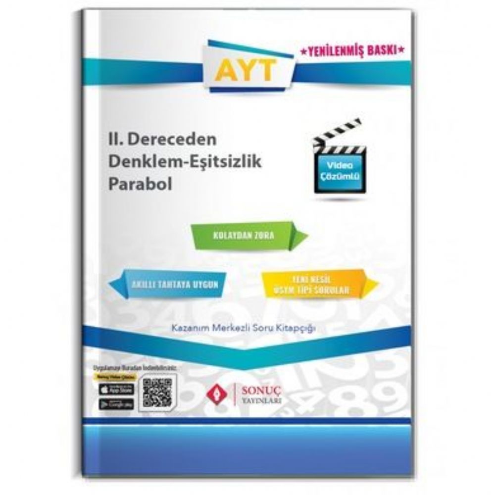 Sonuç Yayınları Ayt 2.Dereceden Denklemler Eşitsizlik Parabol Fasikülü