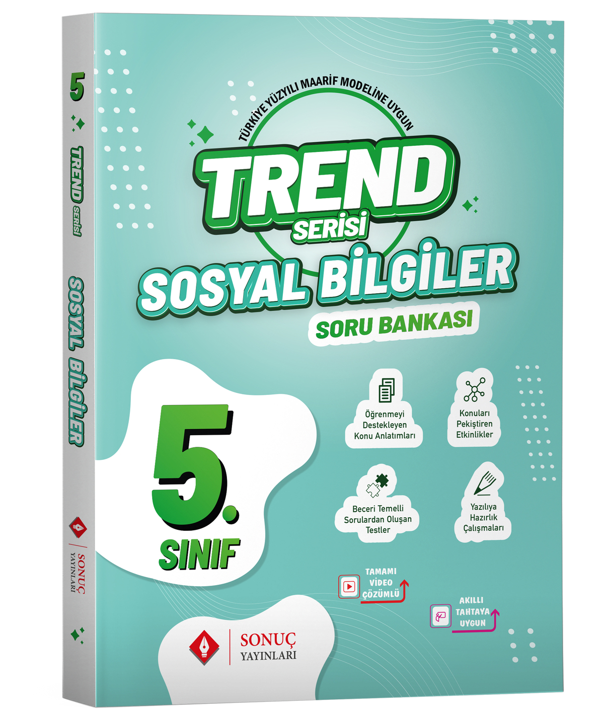 Sonuç Yayınları Trend Serisi 5. Sınıf  Sosyal Bilgiler Soru Bankası
