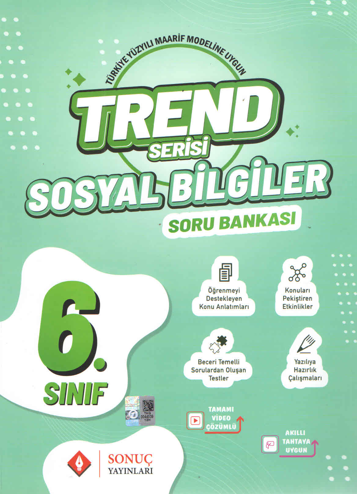 Sonuç Yayınları Trend Serisi 6. Sınıf Sosyal Bilgiler Soru Bankası