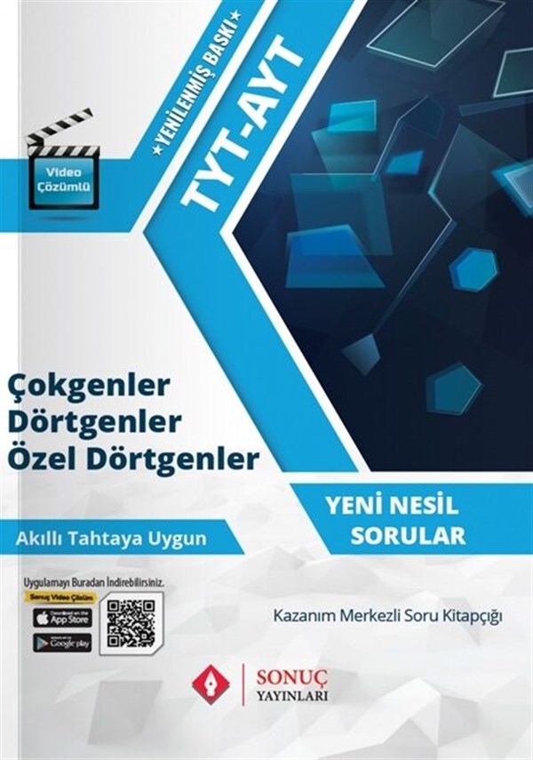 Sonuç Yayınları Tyt Ayt Çokgenler Dörtgenler Özel Dörtgenler Fasikülü