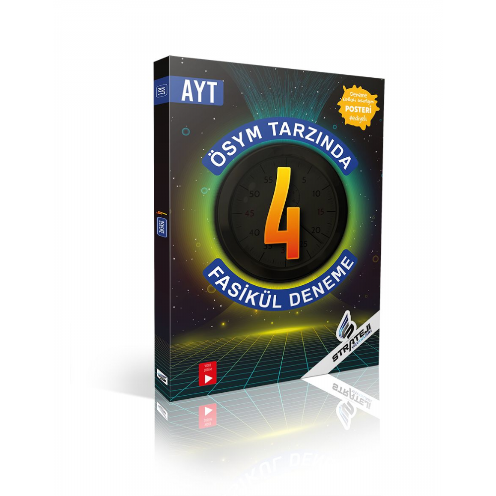 Strateji Yayınları Ayt Ösym Tarzında 4 Fasikül Deneme
