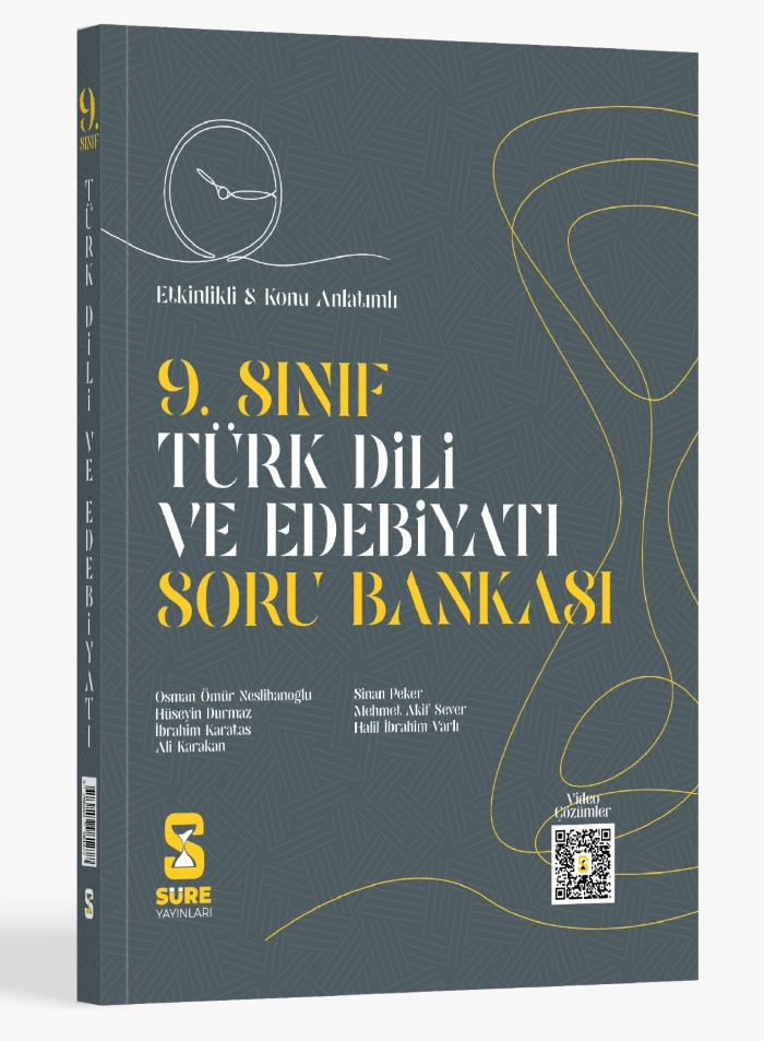 Süre Yayınları 9. Sınıf Türk Dili ve Edebiyatı Soru Bankası
