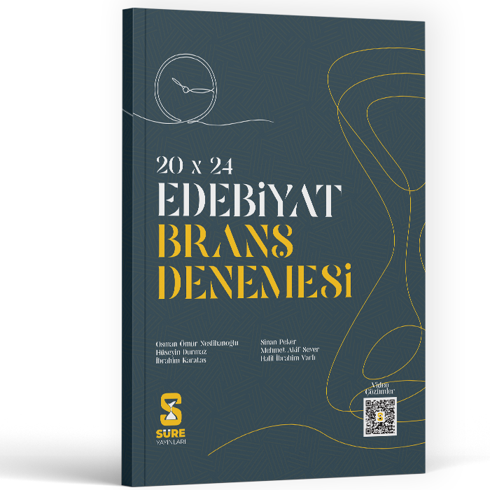 Süre Yayınları AYT Türk Dili ve Edebiyatı 20 x 24 Süreli Branş Denemesi