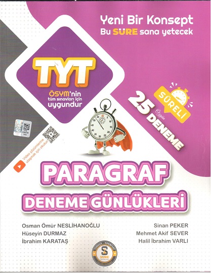 Süre Yayınları TYT Paragraf 25 Deneme Günlükleri