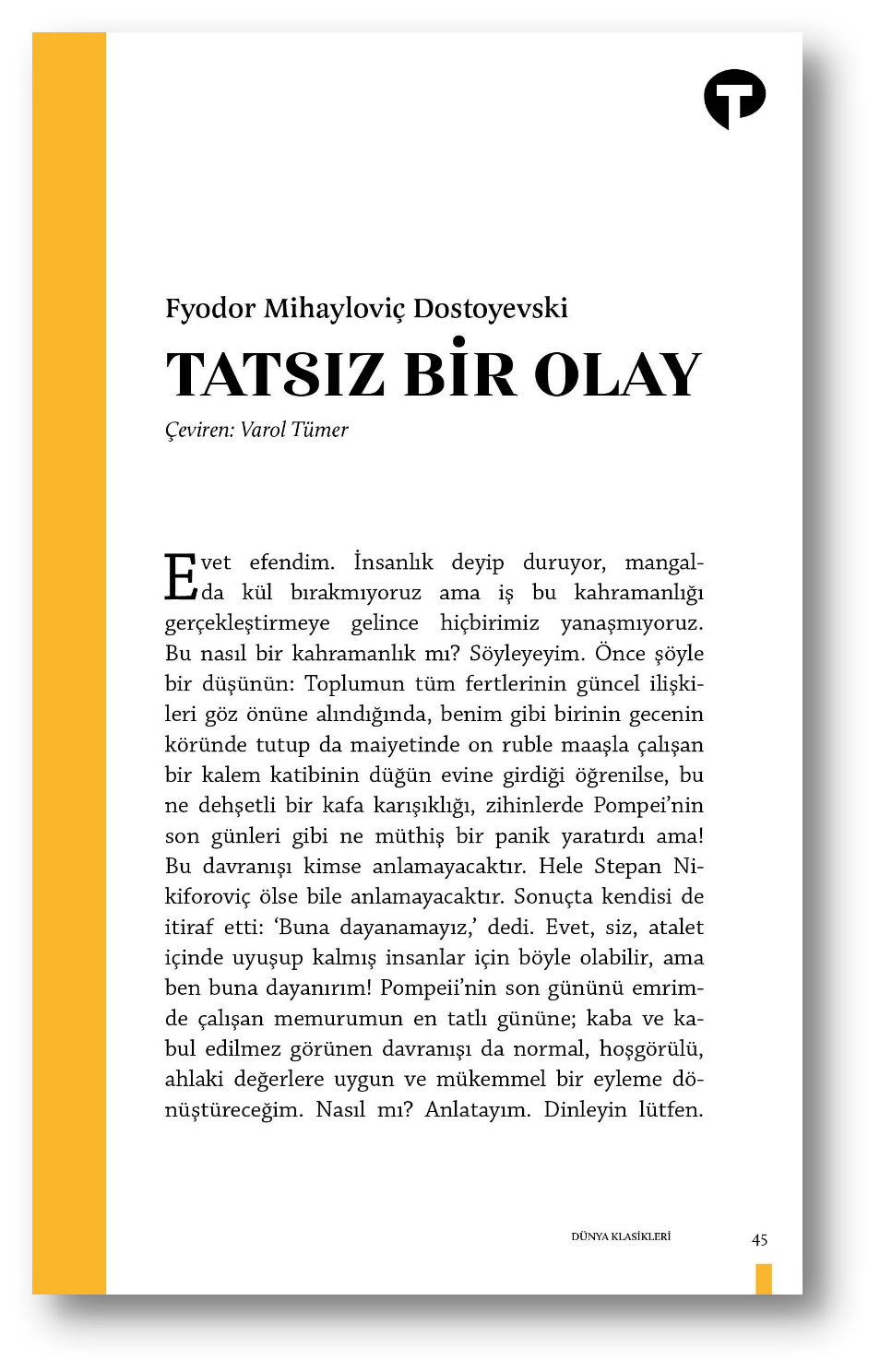 Tatsız Bir Olay