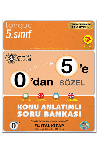 Tonguç Akademi 0'dan 5'e Sözel Konu Anlatımlı Soru Bankası