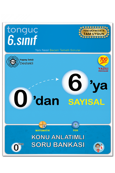 Tonguç Akademi 0'dan 6'ya Sayısal Konu Anlatımlı Soru Bankası