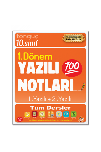 Tonguç Akademi 10. Sınıf Yazılı Notları 1. Dönem 1 ve 2. Yazılı