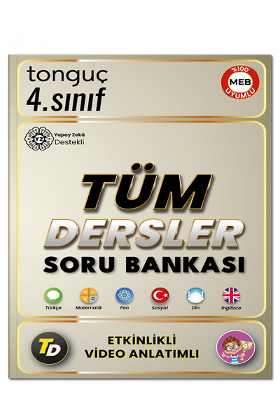 Tonguç Akademi 4. Sınıf Tüm Dersler Soru Bankası
