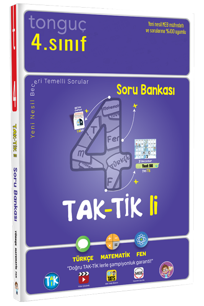 Tonguç Akademi 4. Sınıf Tüm Dersler Taktikli Soru Bankası