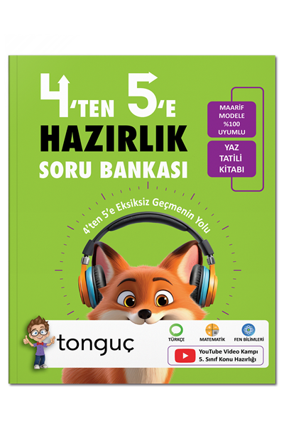 Tonguç Akademi 4'ten 5'e Hazırlık Kitabı