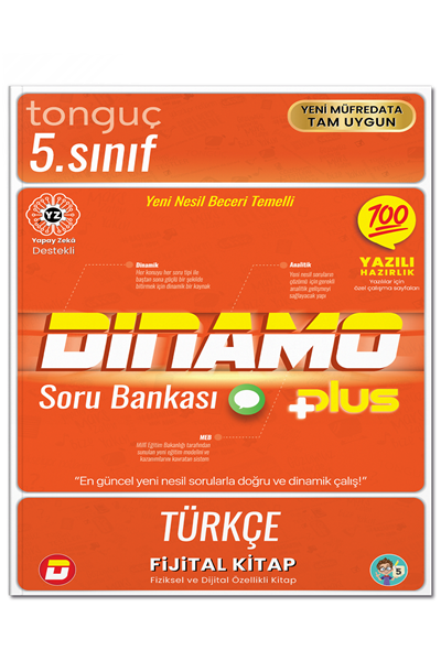Tonguç Akademi 5. Sınıf  Dinamo Türkçe Soru Bankası