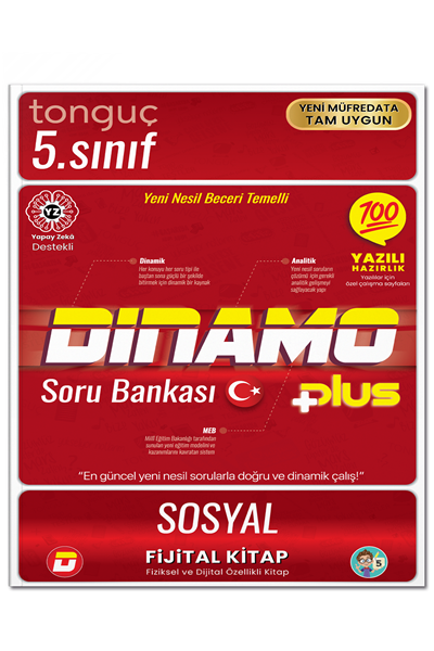 Tonguç Akademi 5. Sınıf Sosyal Bilgiler Dinamo Soru Bankası