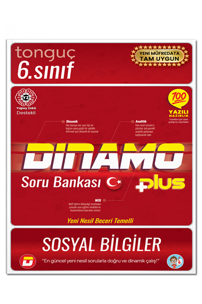 Tonguç Akademi 6. Sınıf Dinamo Sosyal Bilgiler Soru Bankası
