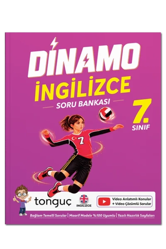 Tonguç Akademi 7. Sınıf Dinamo İngilizce Soru Bankası