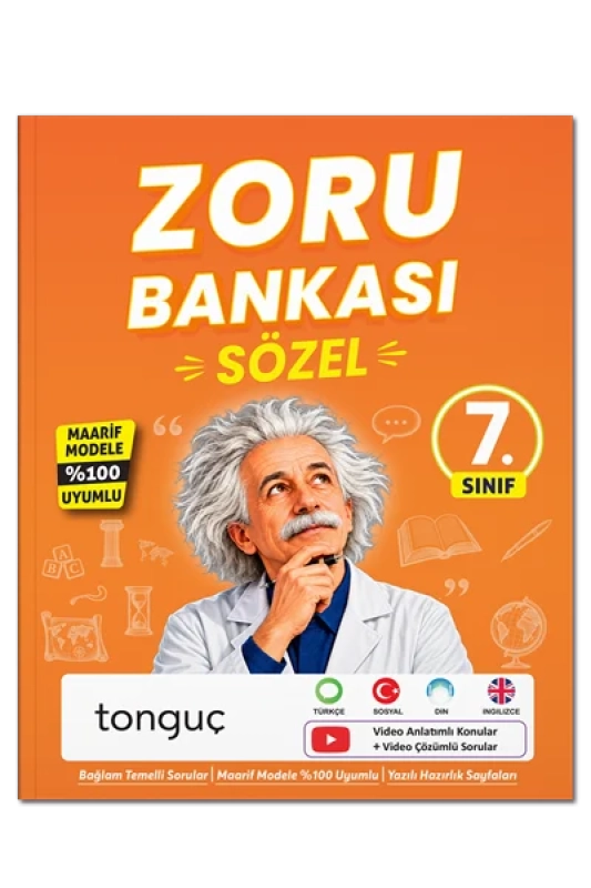 Tonguç Akademi 7. Sınıf Sözel Zoru Bankası