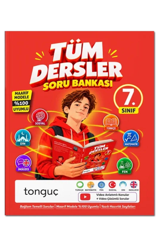 Tonguç Akademi 7. Sınıf Tüm Dersler Soru Bankası