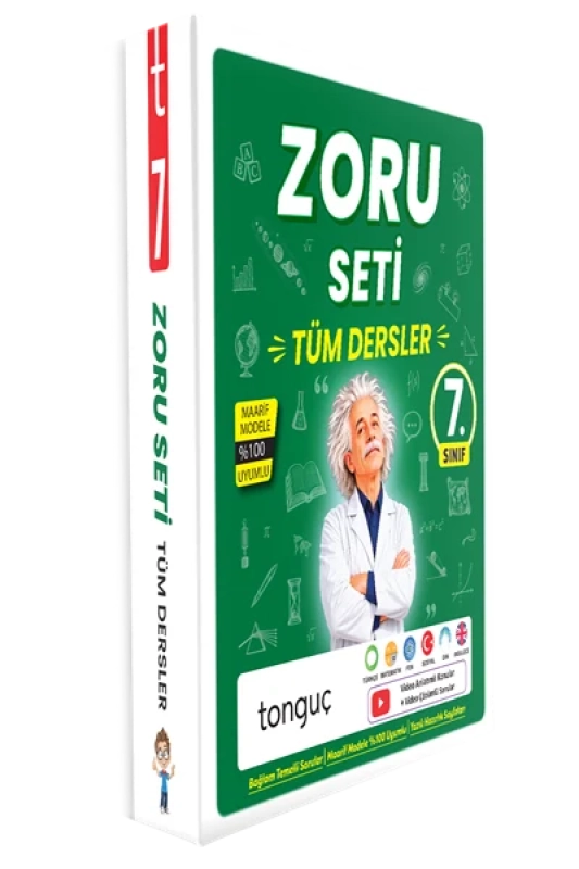 Tonguç Akademi 7. Sınıf Zoru Bankası Tüm Dersler Seti