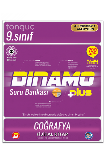 Tonguç Akademi 9. Sınıf  Dinamo Coğrafya Soru Bankası