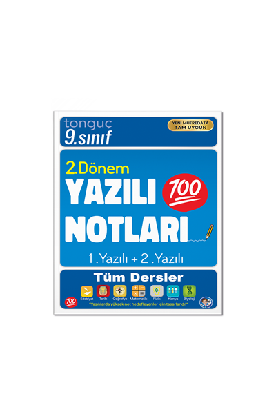 Tonguç Akademi 9. Sınıf Yazılı Notları 2. Dönem 1 ve 2. Yazılı