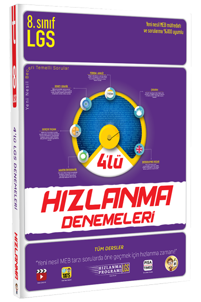 Tonguç Akademi LGS 8. Sınıf 4 lü Hızlanma Denemeleri