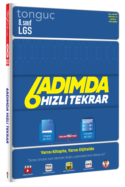 Tonguç Akademi LGS 8. Sınıf 6 Adımda Hızlı Tekrar