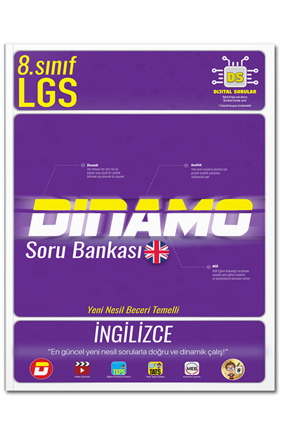 Tonguç Akademi LGS 8. Sınıf İngilizce Dinamo Soru Bankası