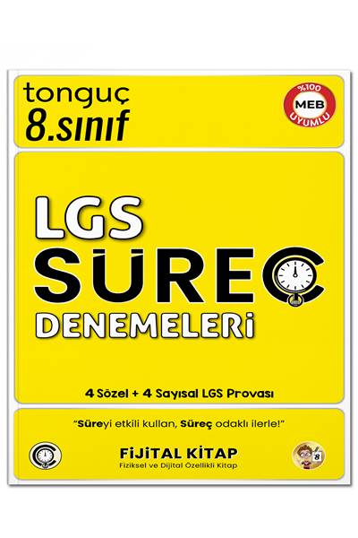 Tonguç Akademi LGS 8. Sınıf LGS Süreç Denemeleri