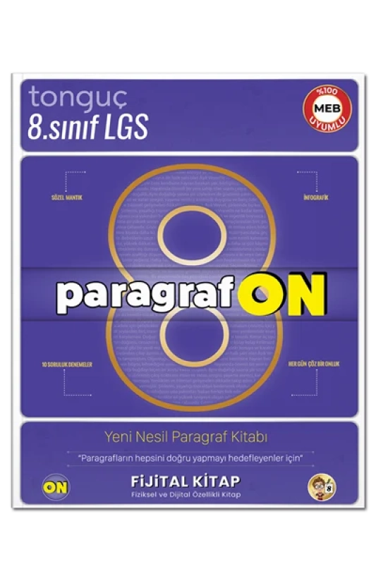 Tonguç Akademi LGS 8. Sınıf ParagrafON Soru Bankası