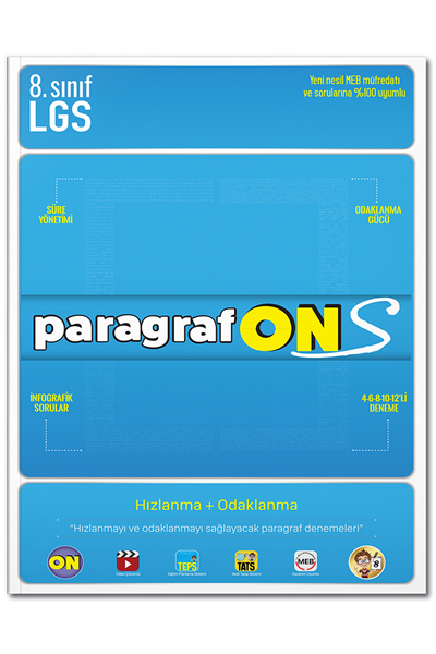 Tonguç Akademi LGS 8. Sınıf ParagrafONS
