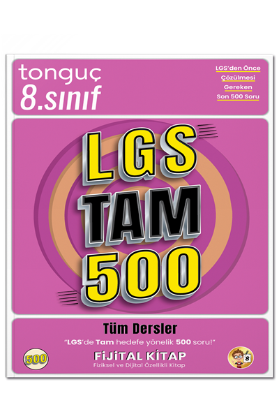 Tonguç Akademi LGS 8. Sınıf Tam 500 Soru Bankası