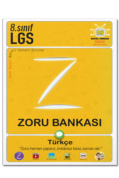 Tonguç Akademi LGS 8. Sınıf Türkçe Zoru Bankası