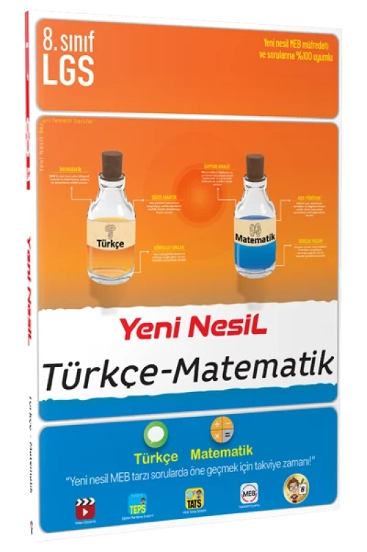 Tonguç Akademi LGS 8. Sınıf Yeni Nesil Türkçe Matematik Soru Bankası