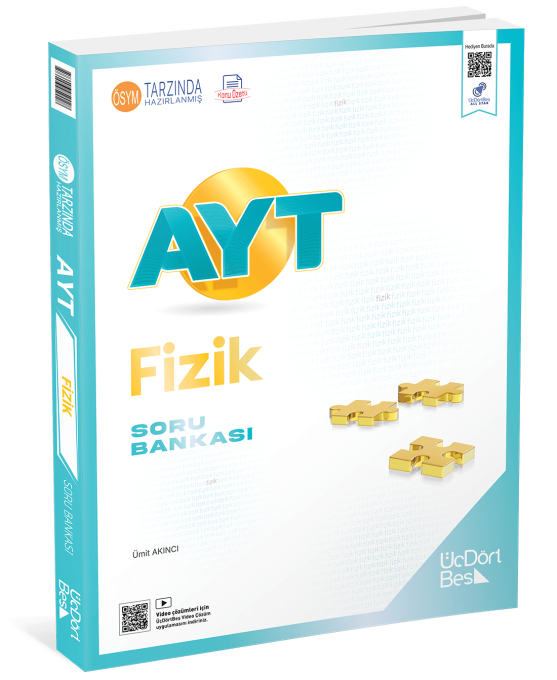 Üç Dört Beş Yayınları 2027 AYT Fizik Soru Bankası