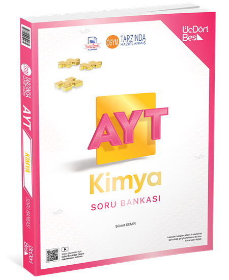 Üç Dört Beş Yayınları 2027 AYT Kimya Soru Bankası