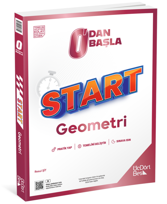 Üç Dört Beş Yayınları Sıfırdan Başla Start Geometri