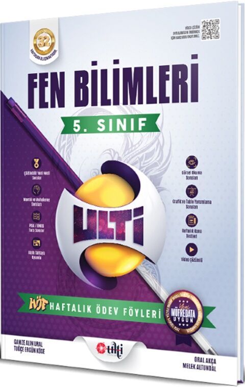 Ulti Yayınları 5. Sınıf  Fen Bilimleri Haftalık Ödev Föyleri