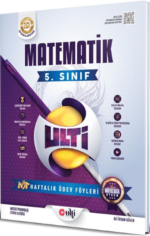 Ulti Yayınları 5. Sınıf  Matematik Haftalık Ödev Föyleri