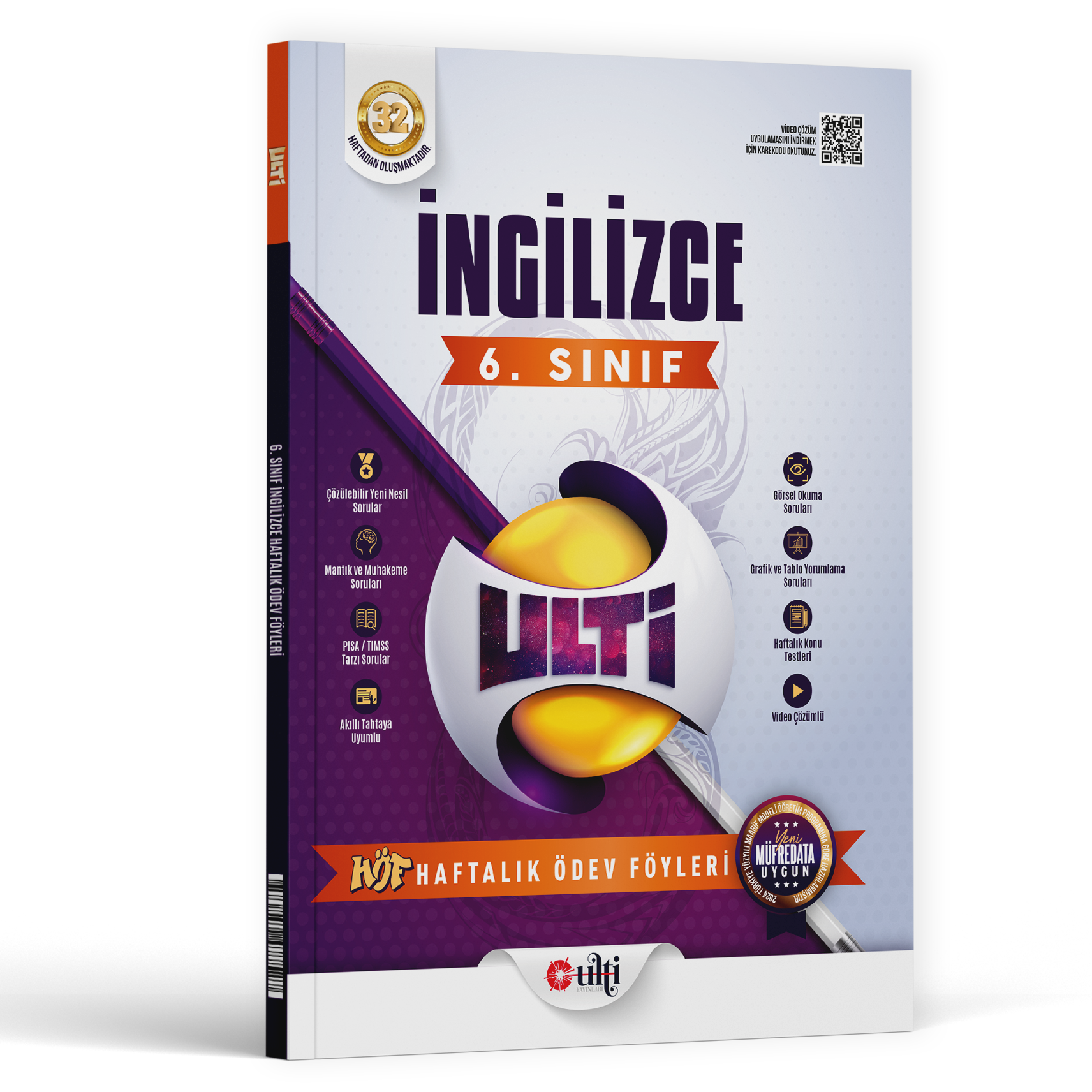 Ulti Yayınları 6. Sınıf İngilizce Haftalık Ödev Föyleri