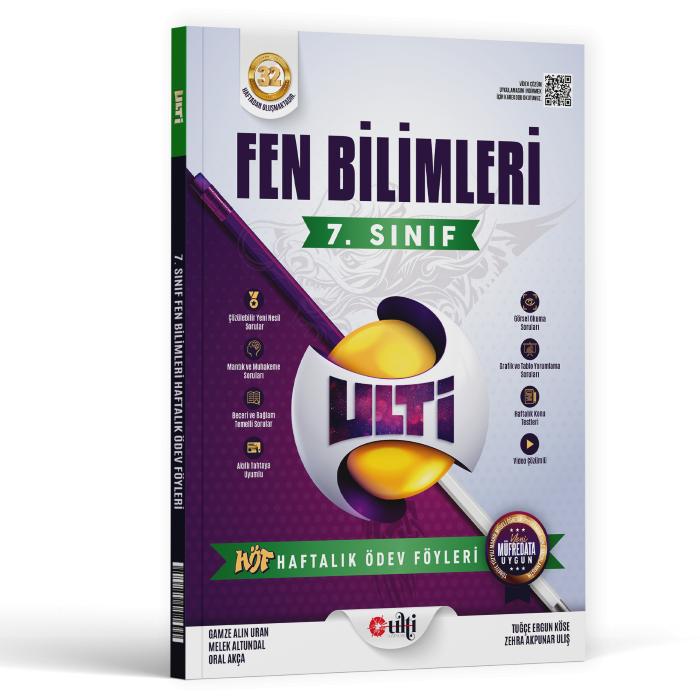 Ulti Yayınları 7. Sınıf Fen Bilimleri Haftalık Ödev Föyleri