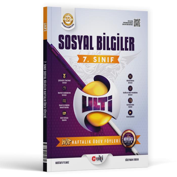 Ulti Yayınları 7. Sınıf Sosyal Bilgiler Haftalık Ödev Föyleri