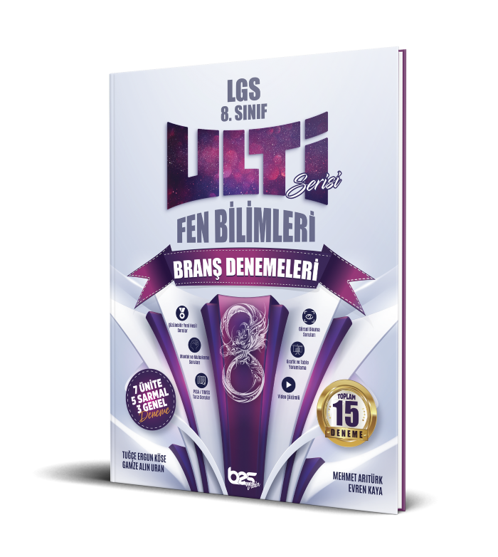 Ulti Yayınları 8. Sınıf Lgs Fen Bilimleri Ulti Serisi Branş Denemeleri
