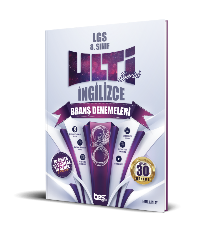 Ulti Yayınları 8. Sınıf Lgs İngilizce Ulti Serisi Branş  Denemeleri