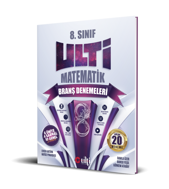 Ulti Yayınları LGS 8. Sınıf  Matematik Branş Denemeleri